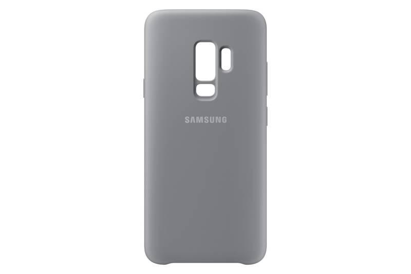 Kryt na mobil Samsung Silicon Cover pro Galaxy S9 šedý