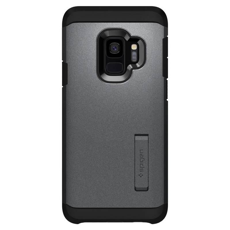 Kryt na mobil Spigen Tough Armor pro Samsung Galaxy S9 šedý