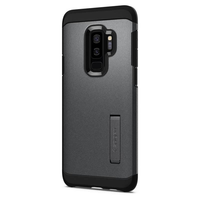 Kryt na mobil Spigen Tough Armor pro Samsung Galaxy S9 šedý
