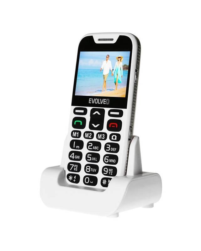 Mobilní telefon Evolveo EVOLVEO EasyPhone XD pro seniory bílý, Mobilní, telefon, Evolveo, EVOLVEO, EasyPhone, XD, pro, seniory, bílý
