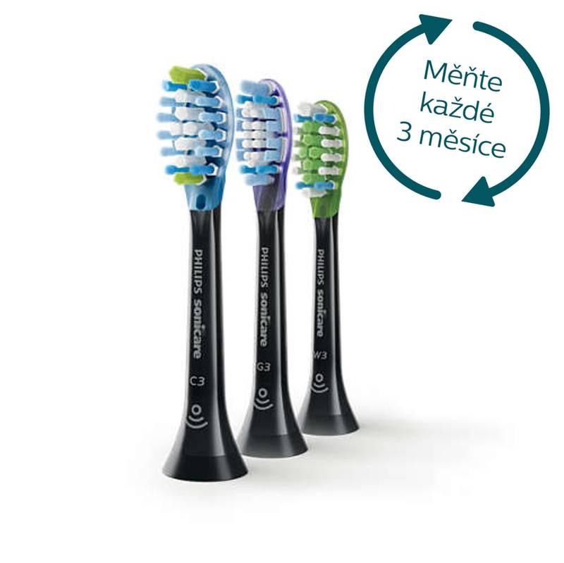 Náhradní hlavice Philips Sonicare Premium Plaque Defense HX9073 33 černá