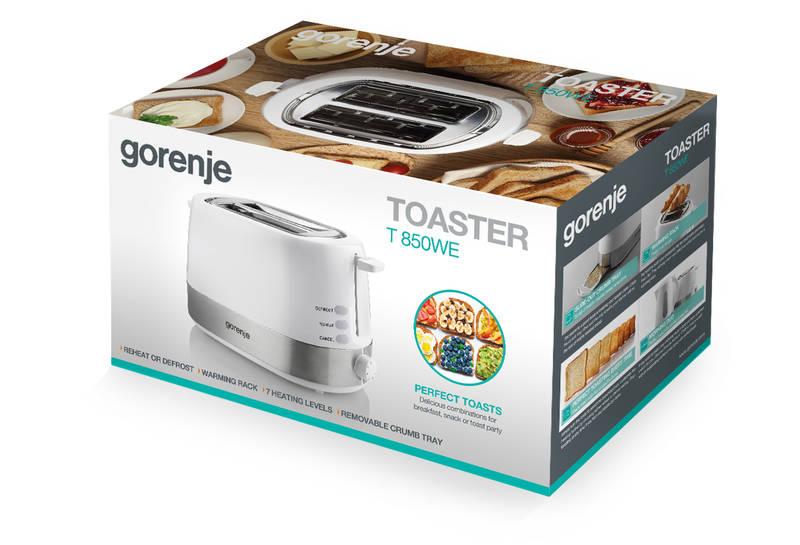 Opékač topinek Gorenje T850WE bílý