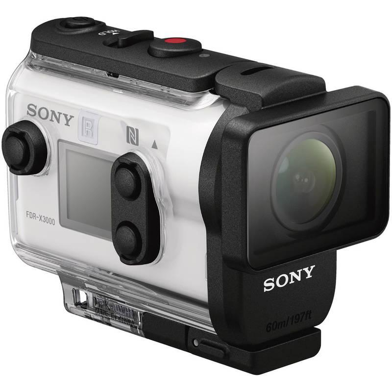Outdoorová kamera Sony FDR-X3000R AKA-FGP1 travel kit bílá, Outdoorová, kamera, Sony, FDR-X3000R, AKA-FGP1, travel, kit, bílá