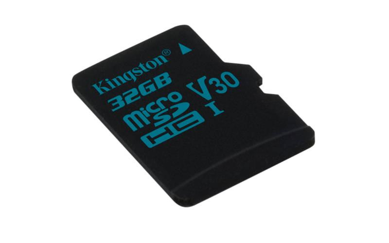 Paměťová karta Kingston Canvas Go! MicroSDHC 32GB UHS-I U3, Paměťová, karta, Kingston, Canvas, Go!, MicroSDHC, 32GB, UHS-I, U3