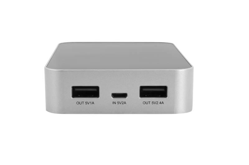 Powerbank Verbatim 10400mAh černý hliník