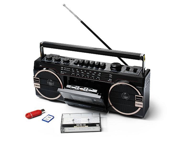 Radiomagnetofon Ricatech PR1980 Ghettoblaster černý