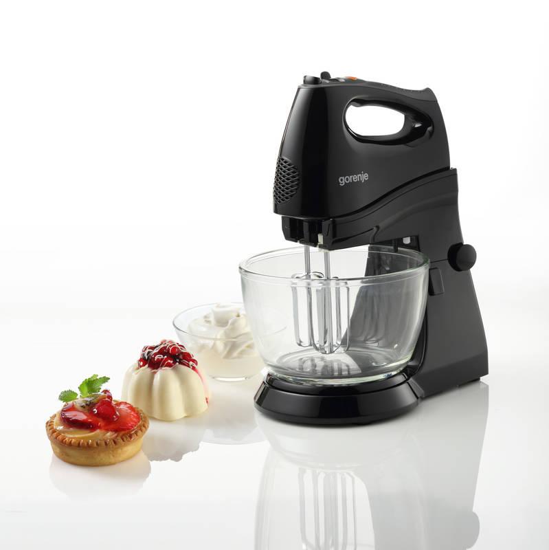 Ruční šlehač s mísou Gorenje M450BS černý
