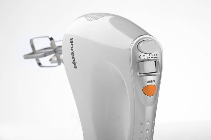 Ruční šlehač s mísou Gorenje M450WS bílý