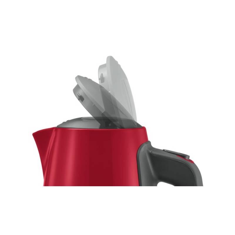 Rychlovarná konvice Bosch ComfortLine TWK6A014 černá červená
