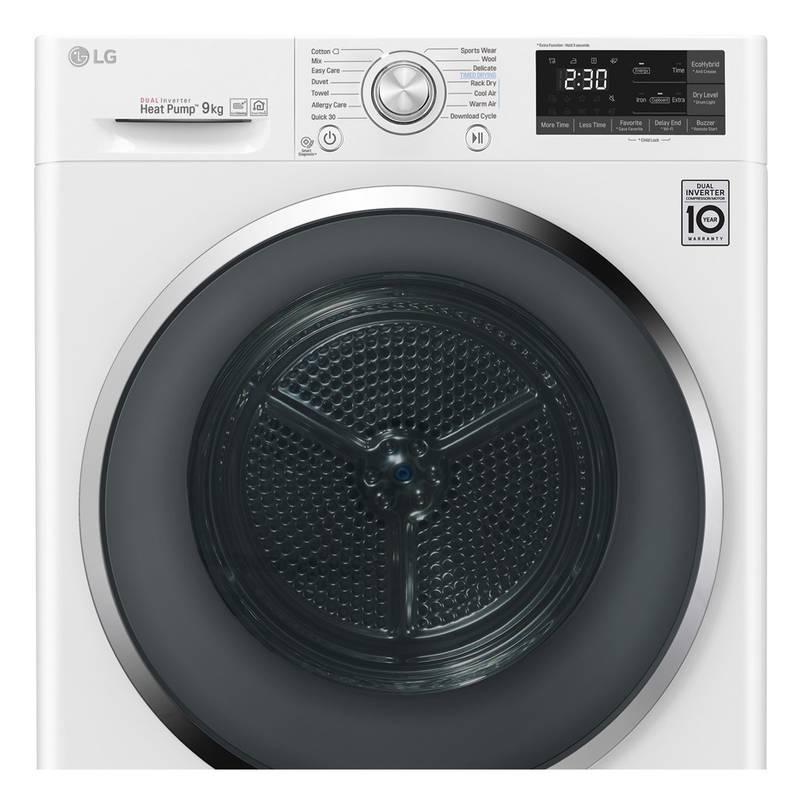 Sušička prádla LG RC91U2AV2W bílá