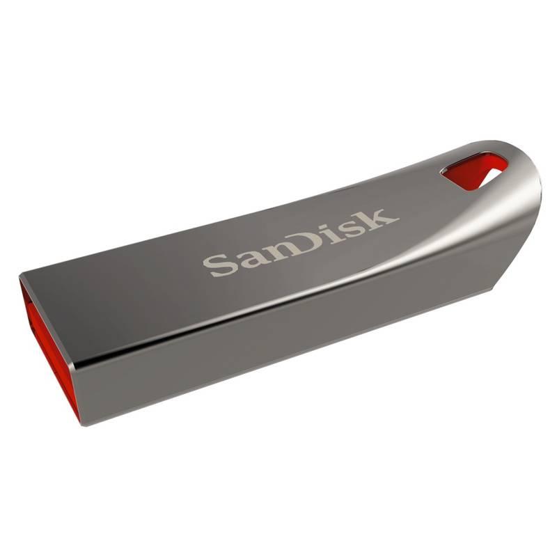 USB Flash Sandisk Cruzer Forcer 64 GB kovový, USB, Flash, Sandisk, Cruzer, Forcer, 64, GB, kovový