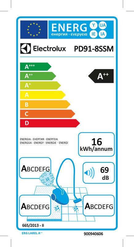 Vysavač podlahový Electrolux PURED9 PD91-8SSM zlatý