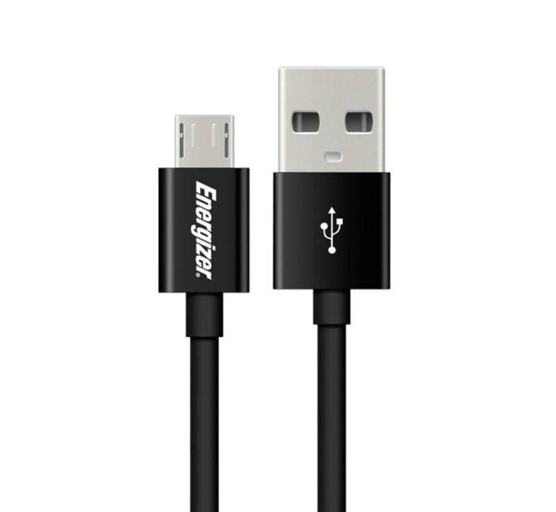 Adaptér do auta Energizer 1A, držák s přísavkou a micro USB kabel černý