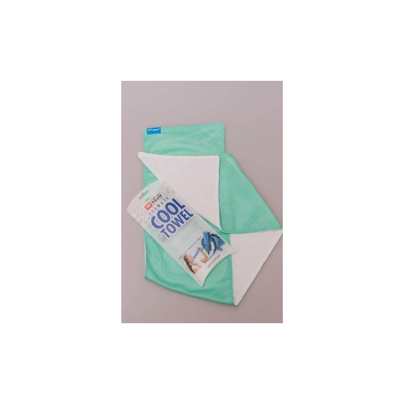 Cool Towel Twin 100 x 20 cm, bílá zelená