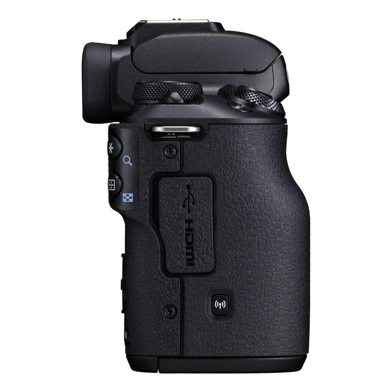 Digitální fotoaparát Canon EOS M50 M 15-45 IS STM SB130 16 GB karta černý