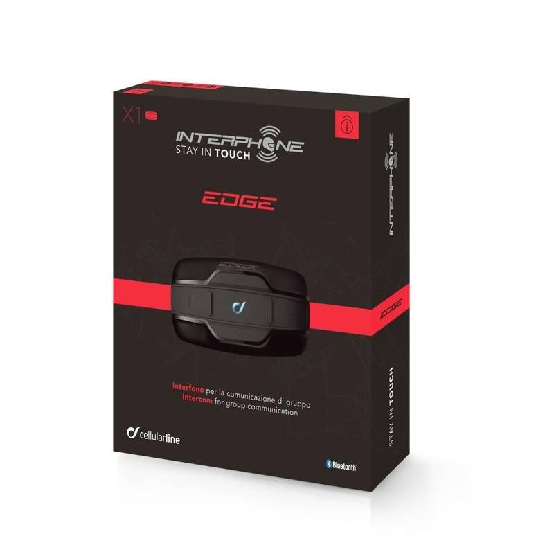 Handsfree Interphone CellularLine Edge černé