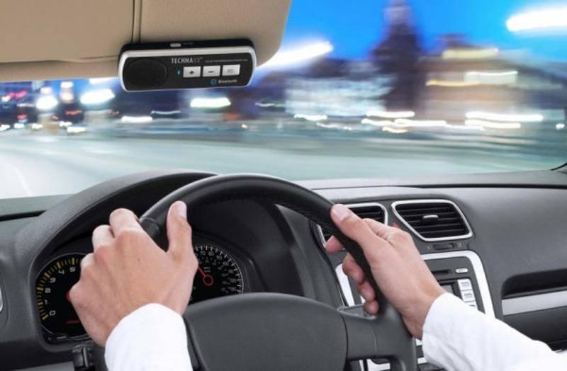 Handsfree Technaxx BT-X22, na stínítko černé