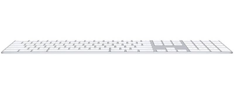 Klávesnice Apple Magic s numerickou klávesnicí - Czech bílá