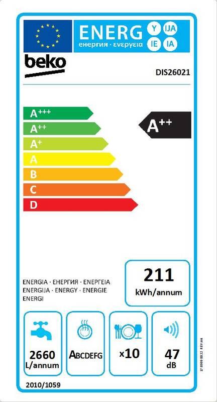 Myčka nádobí Beko DIS 26021 bílá