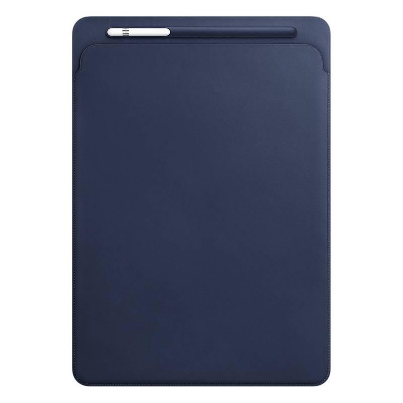 Pouzdro na tablet Apple Leather Sleeve pro iPad Pro 12,9" - půlnočně modré