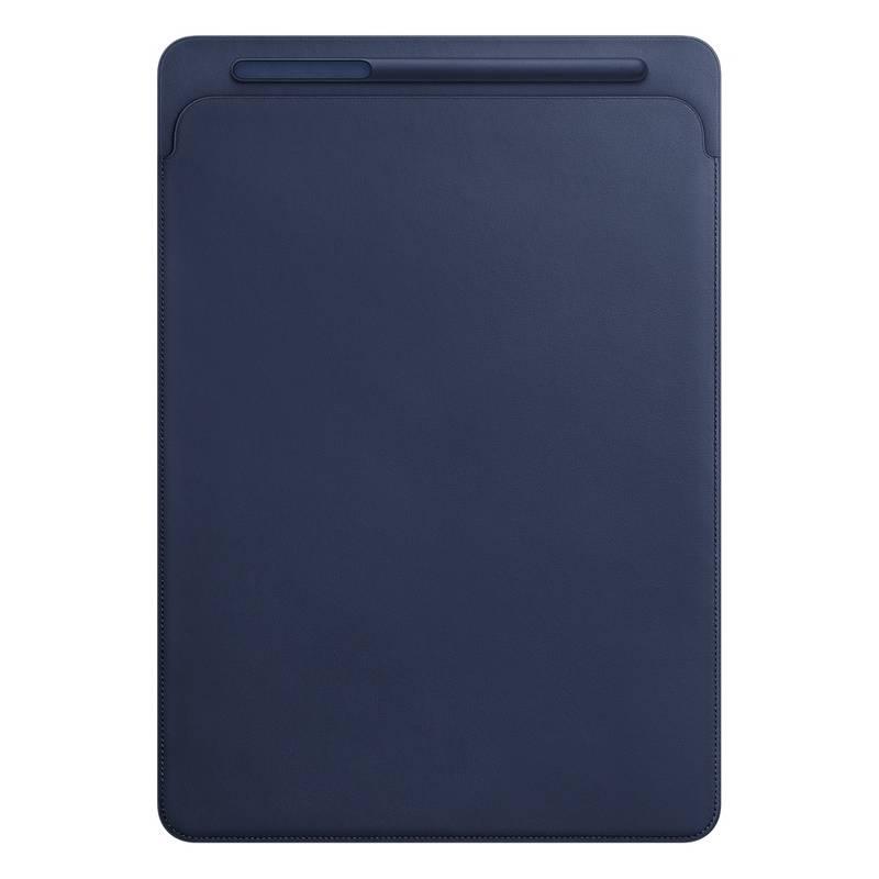 Pouzdro na tablet Apple Leather Sleeve pro iPad Pro 12,9" - půlnočně modré