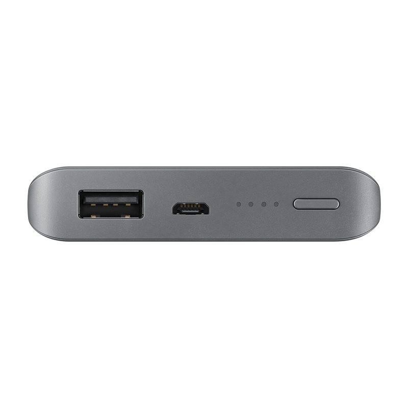 Powerbank Samsung 10000 mAh, micro USB šedá