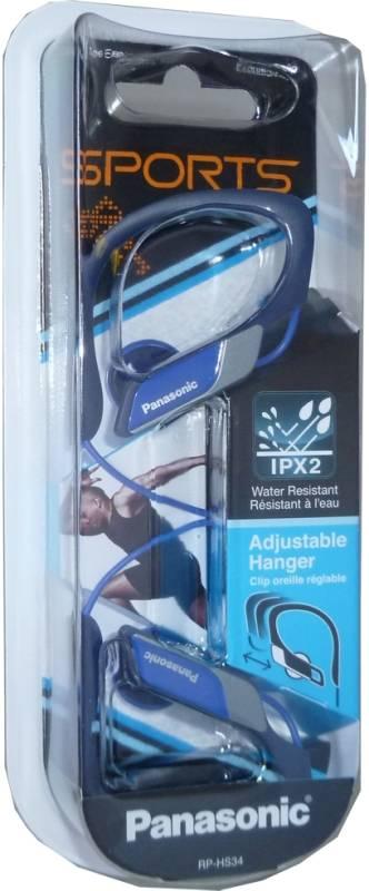 Sluchátka Panasonic RP-HS34E-A modrá