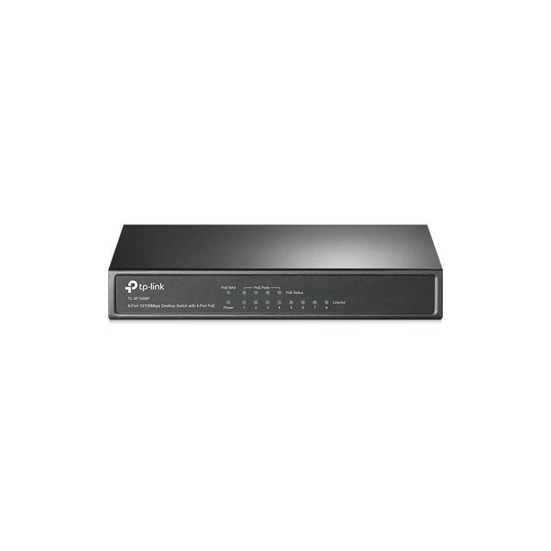 Switch TP-Link TL-SF1008P černý, Switch, TP-Link, TL-SF1008P, černý