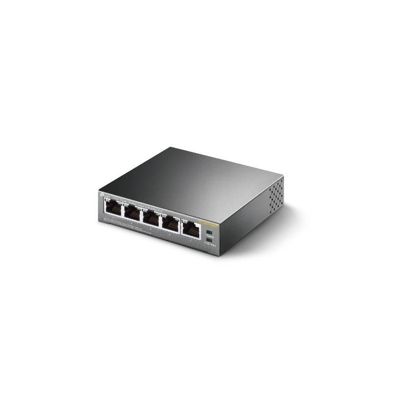 Switch TP-Link TL-SG1005P černý, Switch, TP-Link, TL-SG1005P, černý