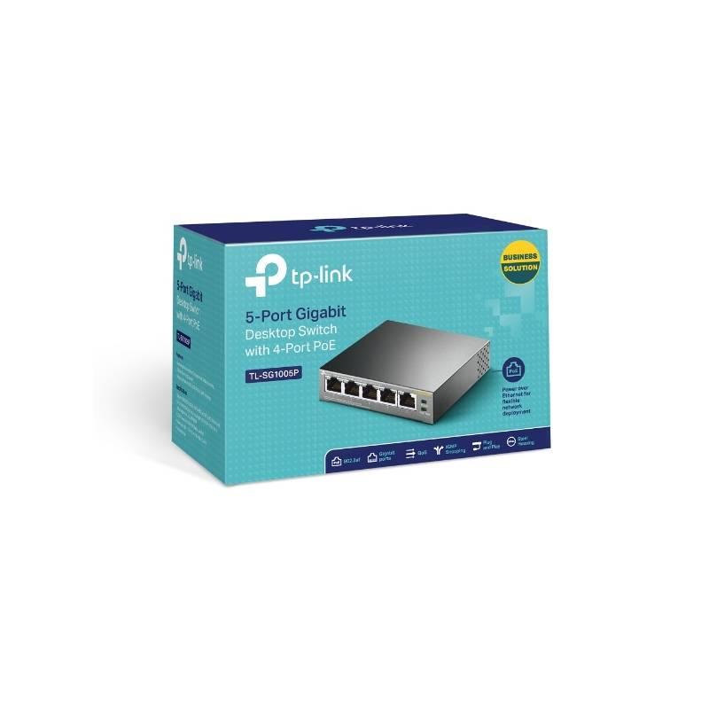 Switch TP-Link TL-SG1005P černý