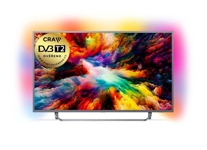 Televize Philips 65PUS7303 stříbrná