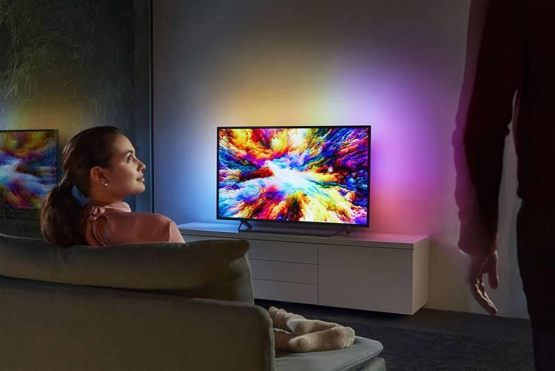 Televize Philips 65PUS7303 stříbrná
