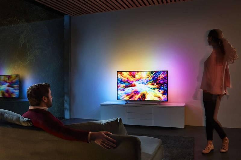 Televize Philips 65PUS7303 stříbrná