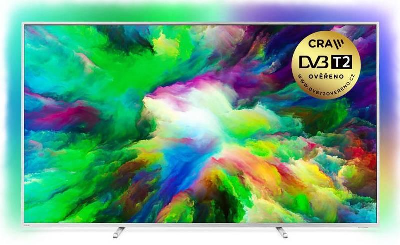Televize Philips 75PUS7803 stříbrná
