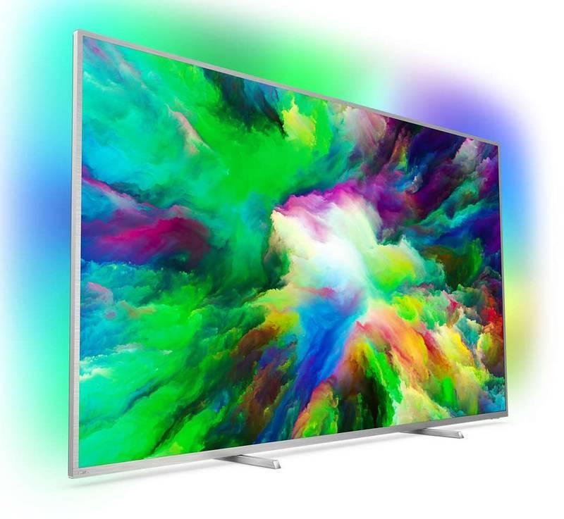 Televize Philips 75PUS7803 stříbrná