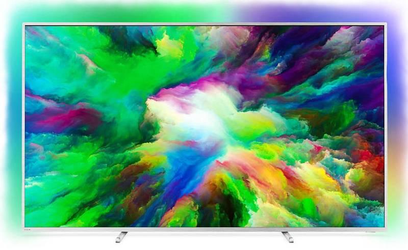 Televize Philips 75PUS7803 stříbrná