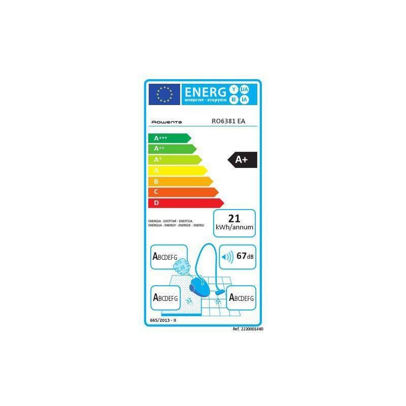 Vysavač podlahový Rowenta RO6381EA modrý
