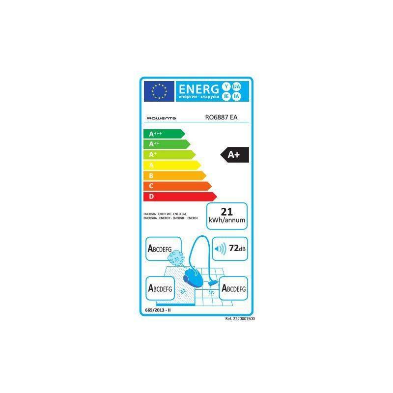 Vysavač podlahový Rowenta X-TREM Power RO6887EA černý bílý