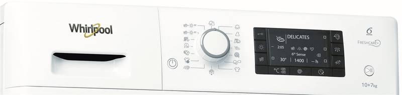 Automatická pračka se sušičkou Whirlpool FWDD1071681WS EU bílá