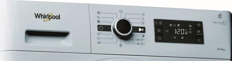 Automatická pračka se sušičkou Whirlpool FWDG96148SBS EU bílá, Automatická, pračka, se, sušičkou, Whirlpool, FWDG96148SBS, EU, bílá