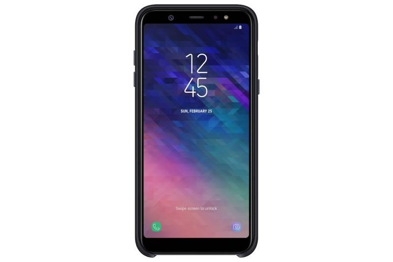 Kryt na mobil Samsung Silicon Cover pro Galaxy A6 černý