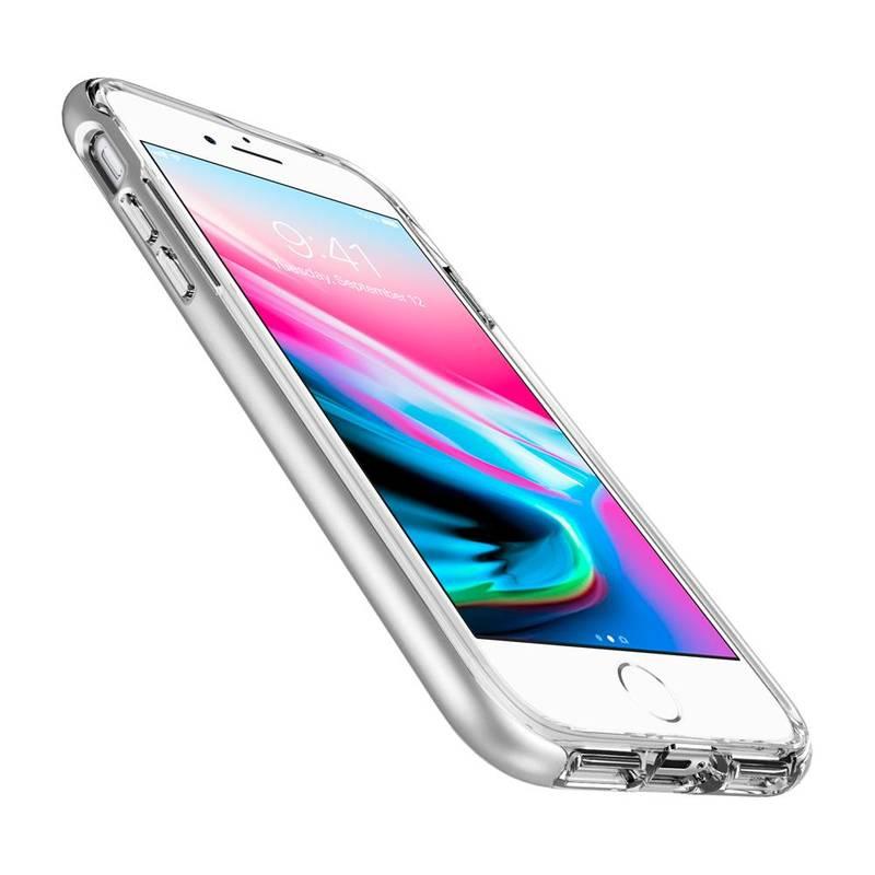 Kryt na mobil Spigen Neo Hybrid pro Apple iPhone 7 8 stříbrný