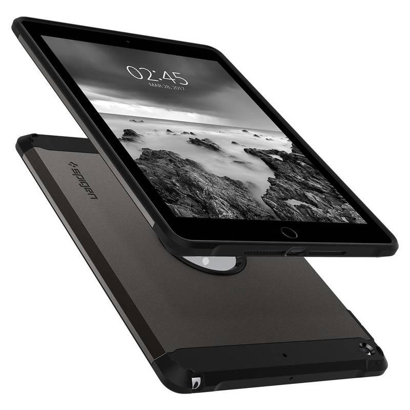 Kryt Spigen Tough Armor pro Apple iPad 9,7" 2017 šedé