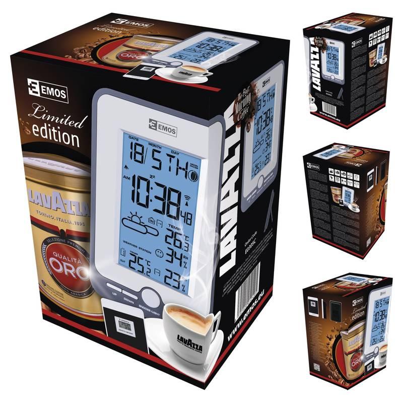 Meteorologická stanice EMOS E0305C dárek šedá bílá