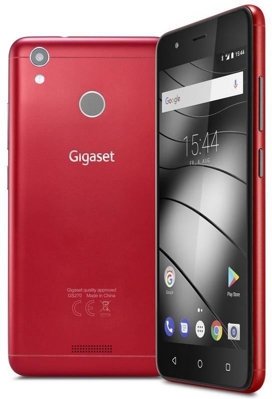 Mobilní telefon Gigaset GS270 červený, Mobilní, telefon, Gigaset, GS270, červený