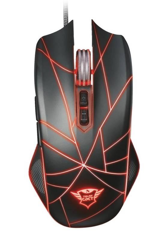 Myš Trust GXT Gaming GXT 160 Ture Illuminated černá