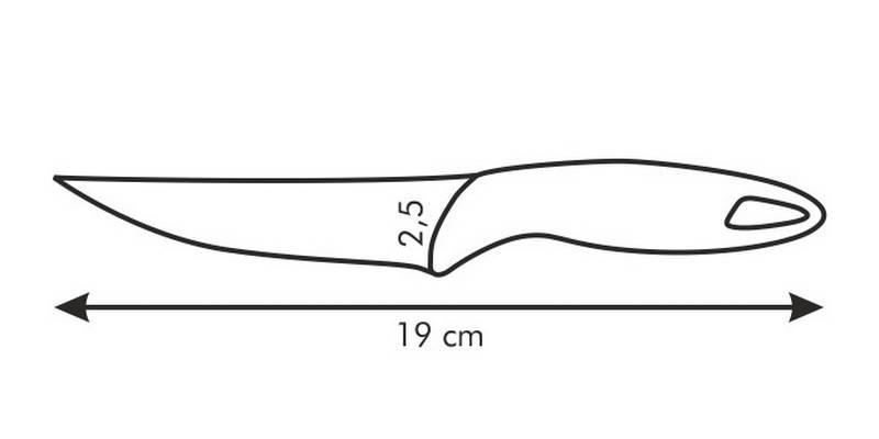 Nůž Tescoma Presto 12 cm, Nůž, Tescoma, Presto, 12, cm