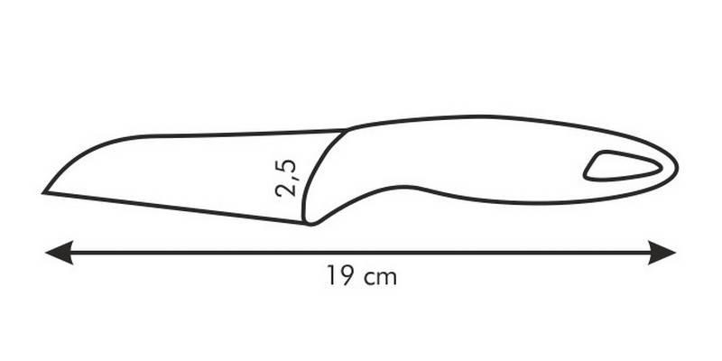Nůž Tescoma Presto 8 cm, Nůž, Tescoma, Presto, 8, cm