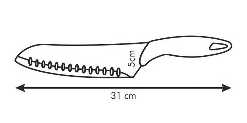 Nůž Tescoma Presto SANTOKU 20 cm, Nůž, Tescoma, Presto, SANTOKU, 20, cm