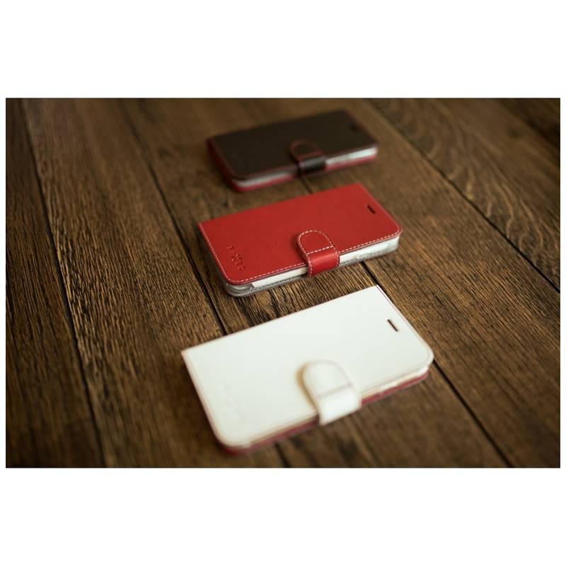Pouzdro na mobil flipové FIXED FIT pro Xiaomi Redmi 5 Global bílé